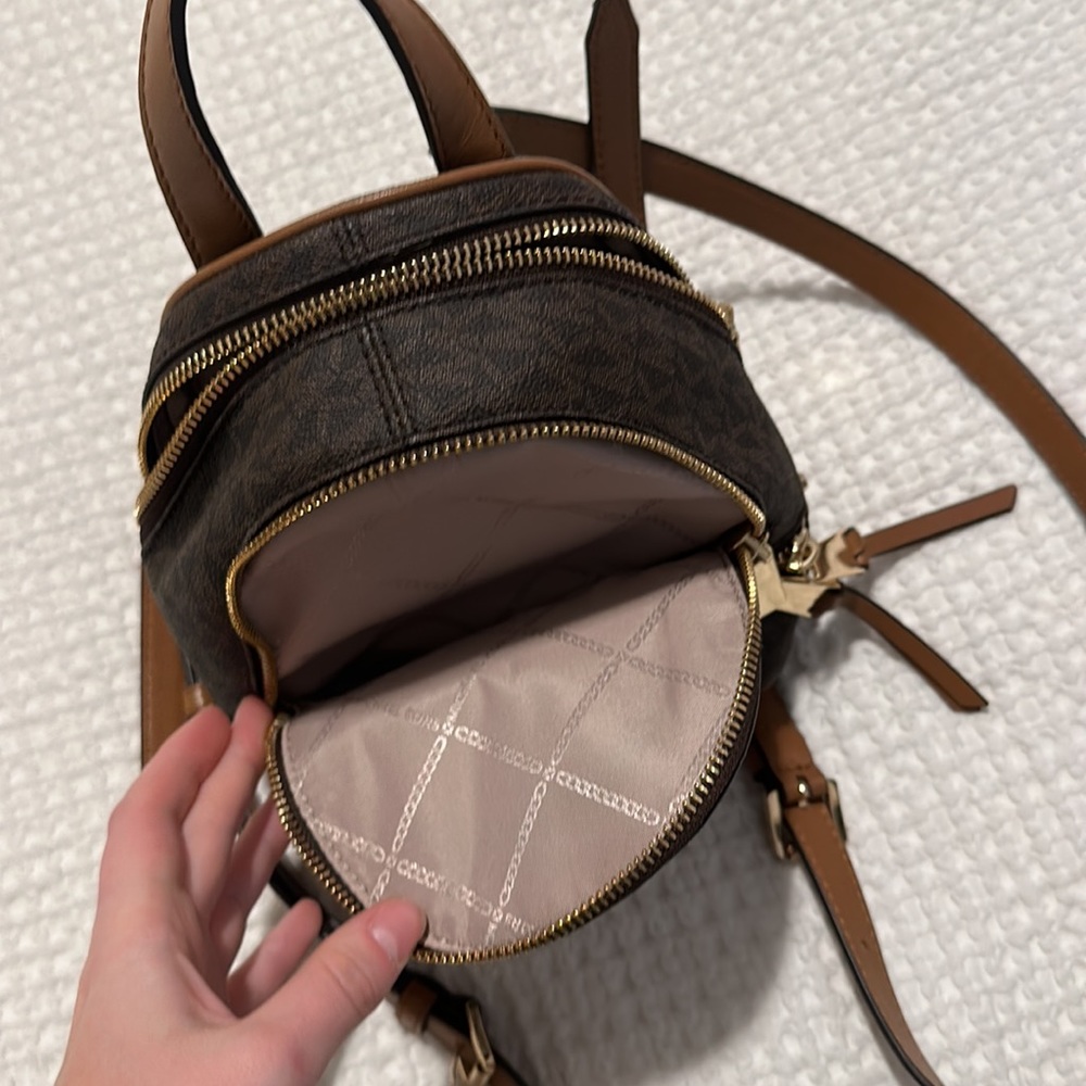 Rhea Mini Logo Backpack - Picture 2 of 8